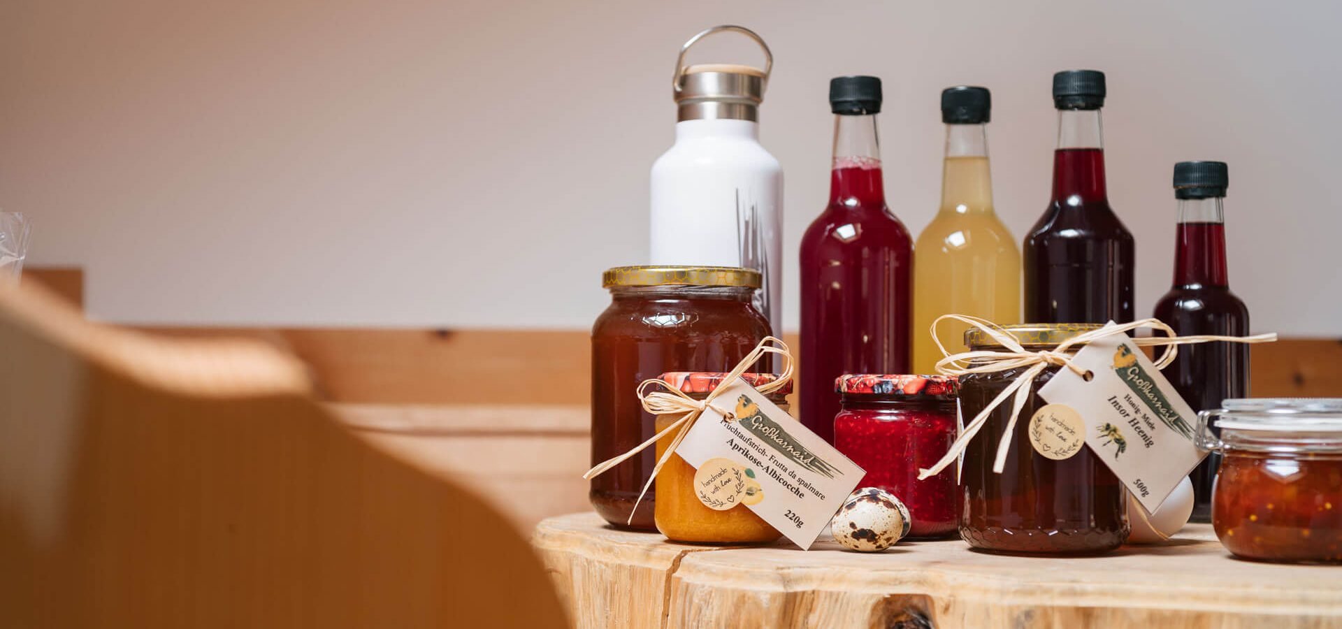 Hofeigene Produkte, Frühstück & Südtiroler Marende
